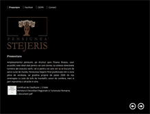 Tablet Screenshot of pensiuneastejeris.ro